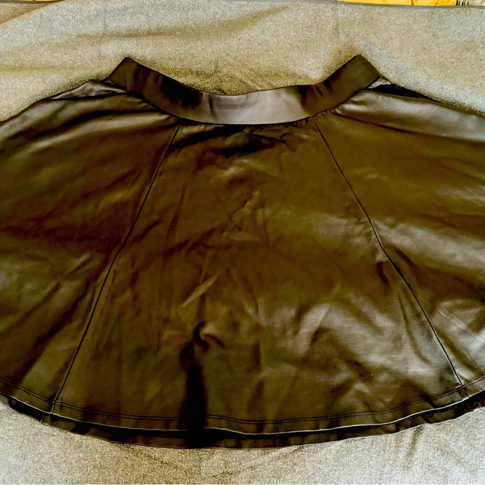Torrid pleather mini skirt
